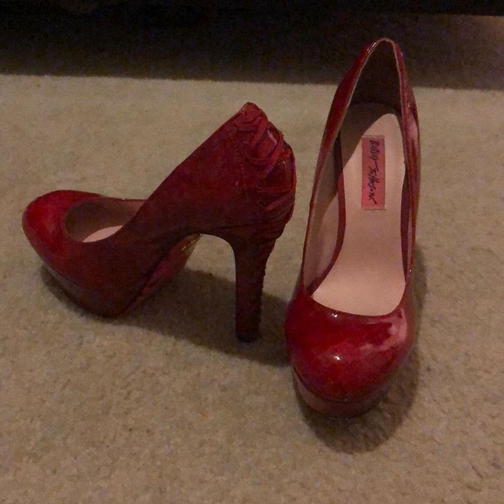 Candy Red Betsy Johnson Heels
